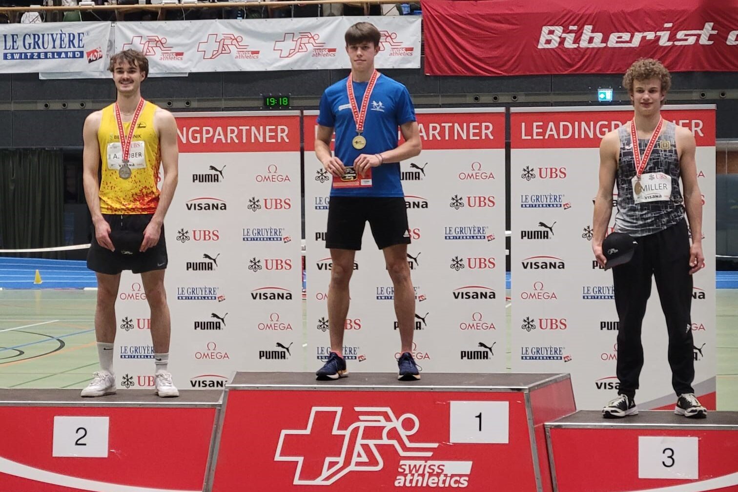 Bronze für Louis Miller an der Nachwuchs Hallen-SM