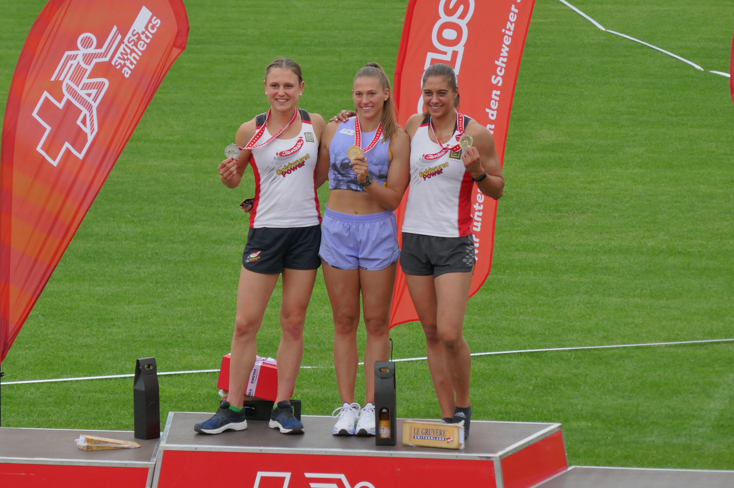 Silber und Bronze an der SM in Bellinzona