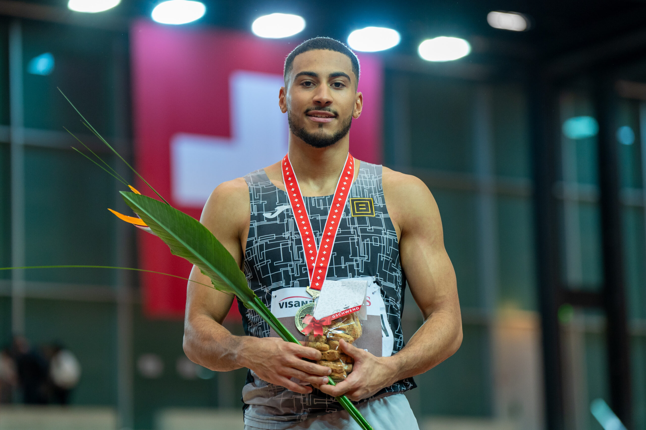 Daryl Bachmann gewinnt Bronze über 60 m an der Hallen-SM