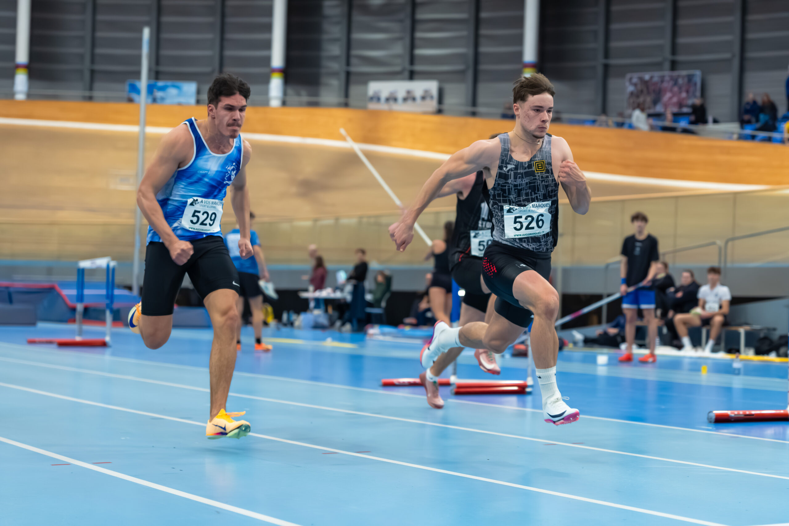 Egalisierung des U23 Schweizer Rekords über 50m durch Ramón Roppel