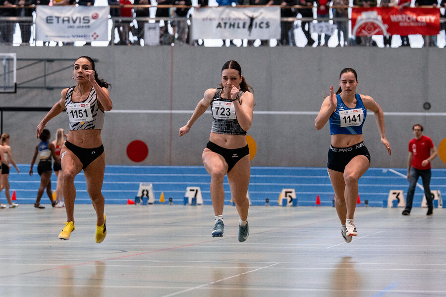 Anastasija Kuzet läuft neuen Vereinsrekord über 60 m