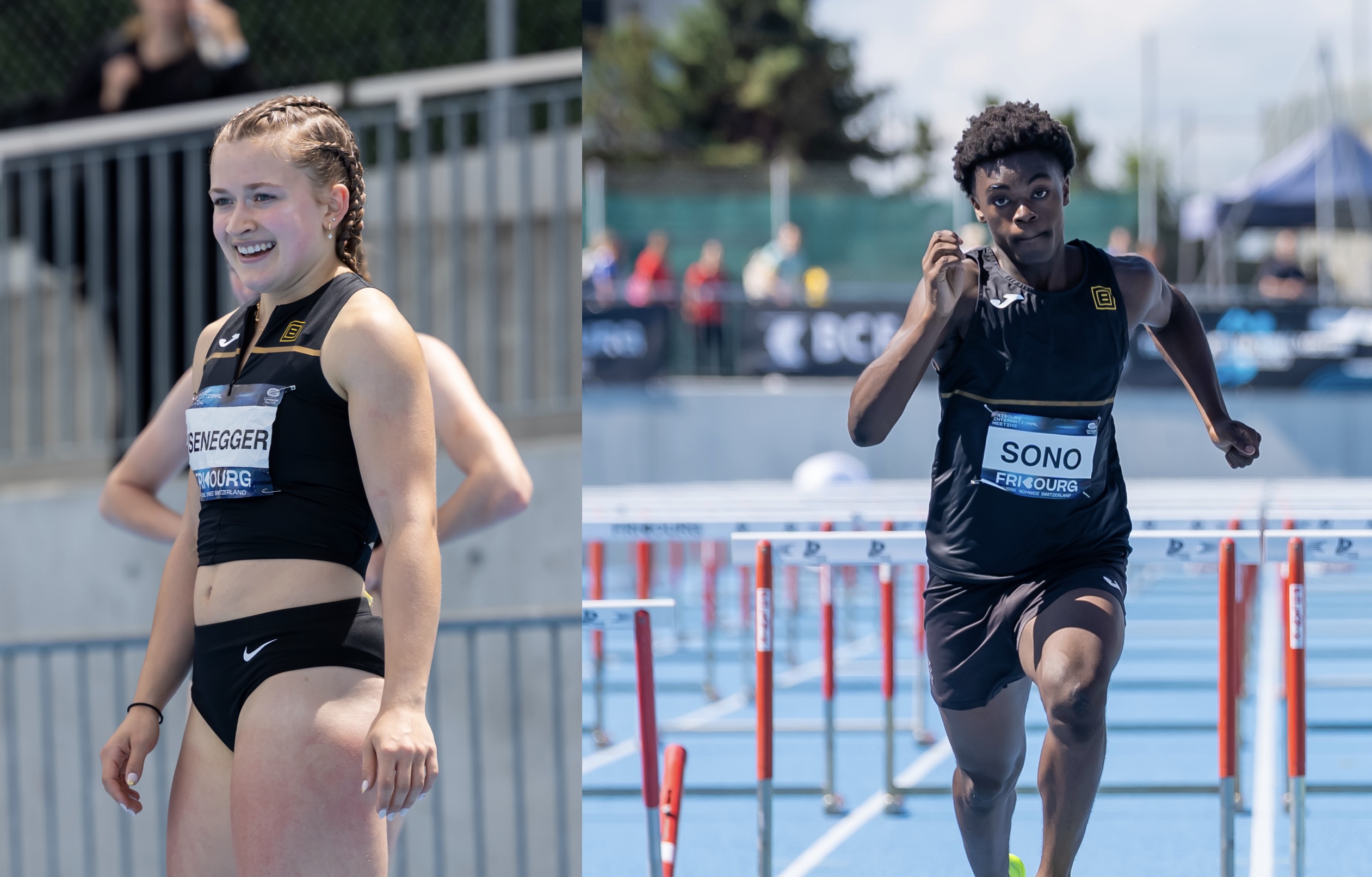 Lilly Isenegger und Zack Sono für U18 EM selektioniert